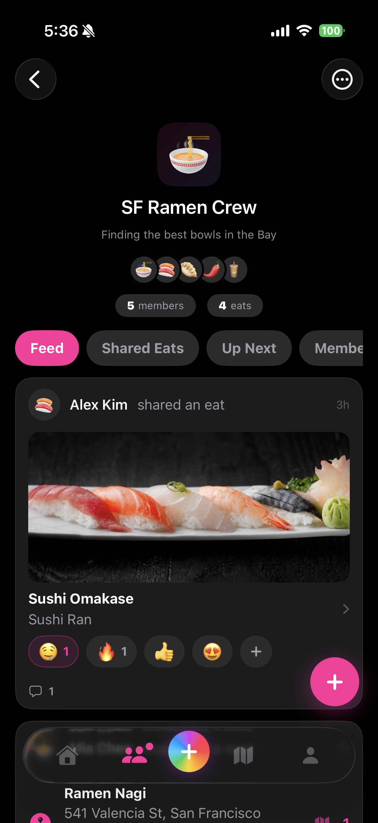 Circle feed
